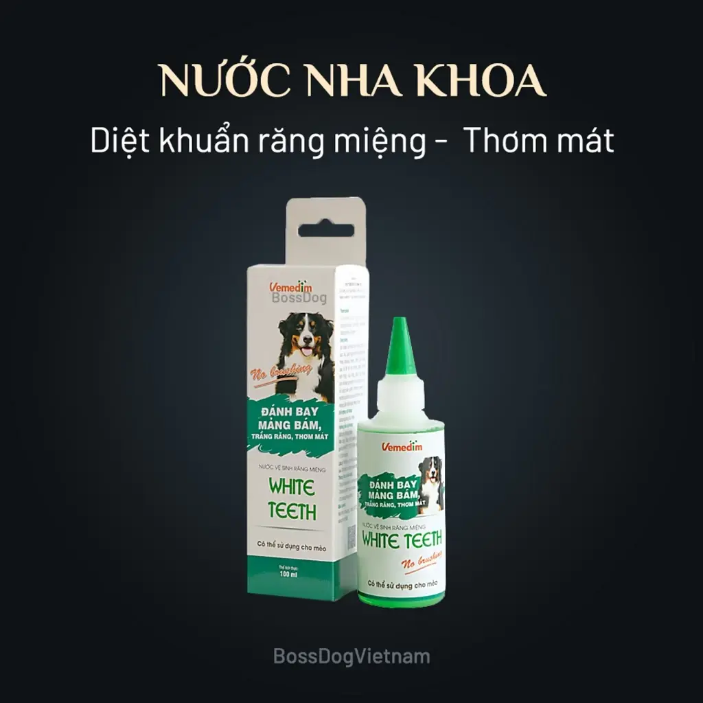 Nước uống giảm hôi miệng 24/7 - Khử mùi hôi, sạch răng miệng| BossDog
