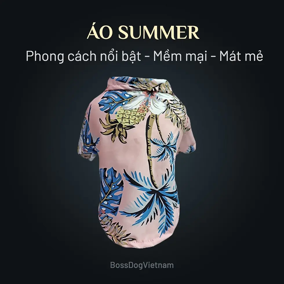 Thumbnail: Áo thời trang Summer Shirt cho chó cưng - Mềm mịn, mát mẻ | BossDog