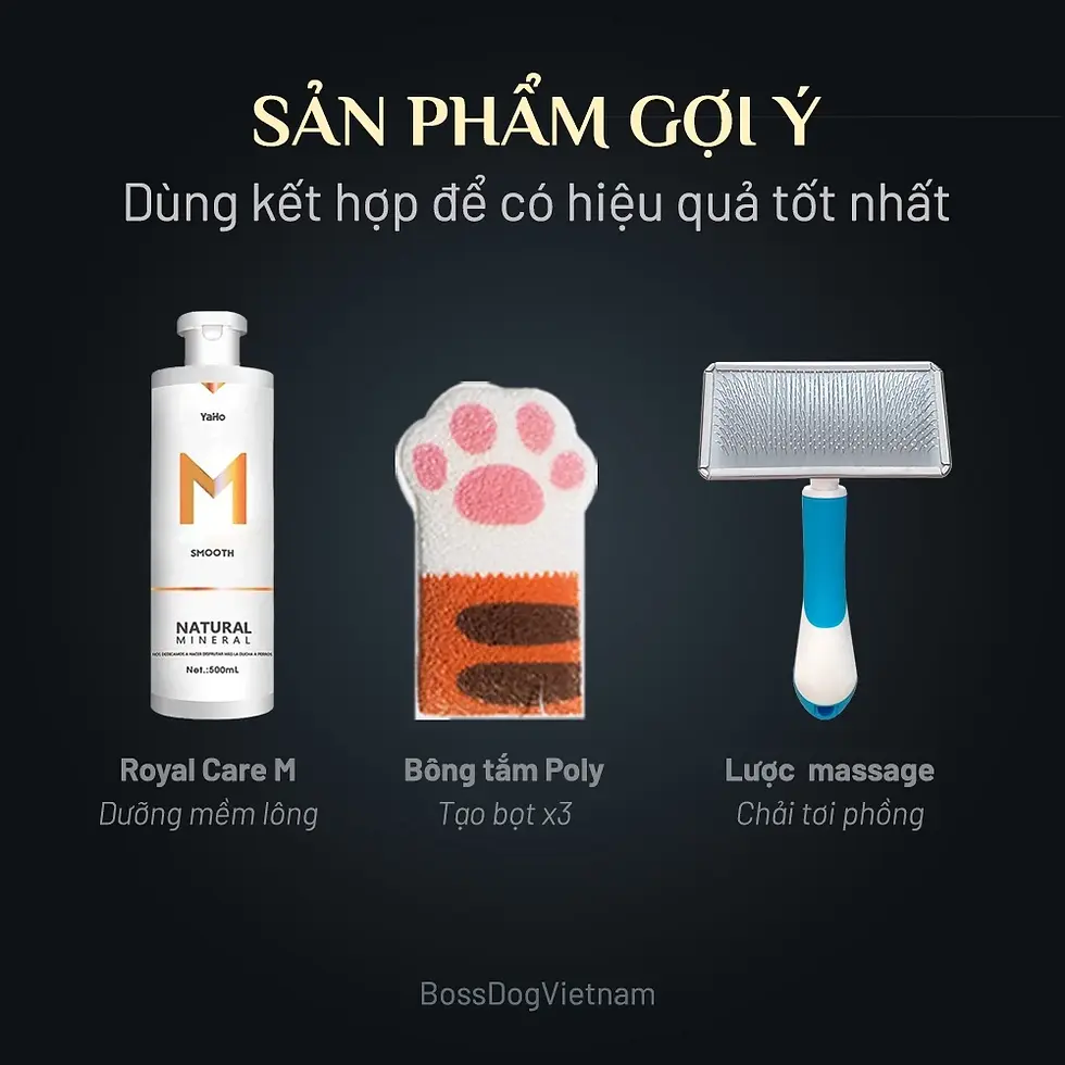 Thumbnail: Bông tắm tạo bọt Poly chó mèo| BossDog