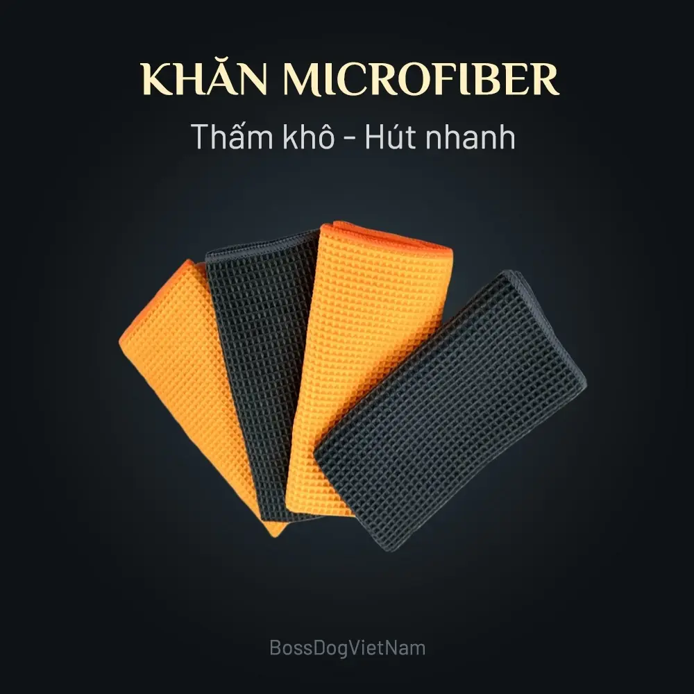 Khăn tắm siêu thấm chó cưng - Sợi bông Microfiber | BossDog