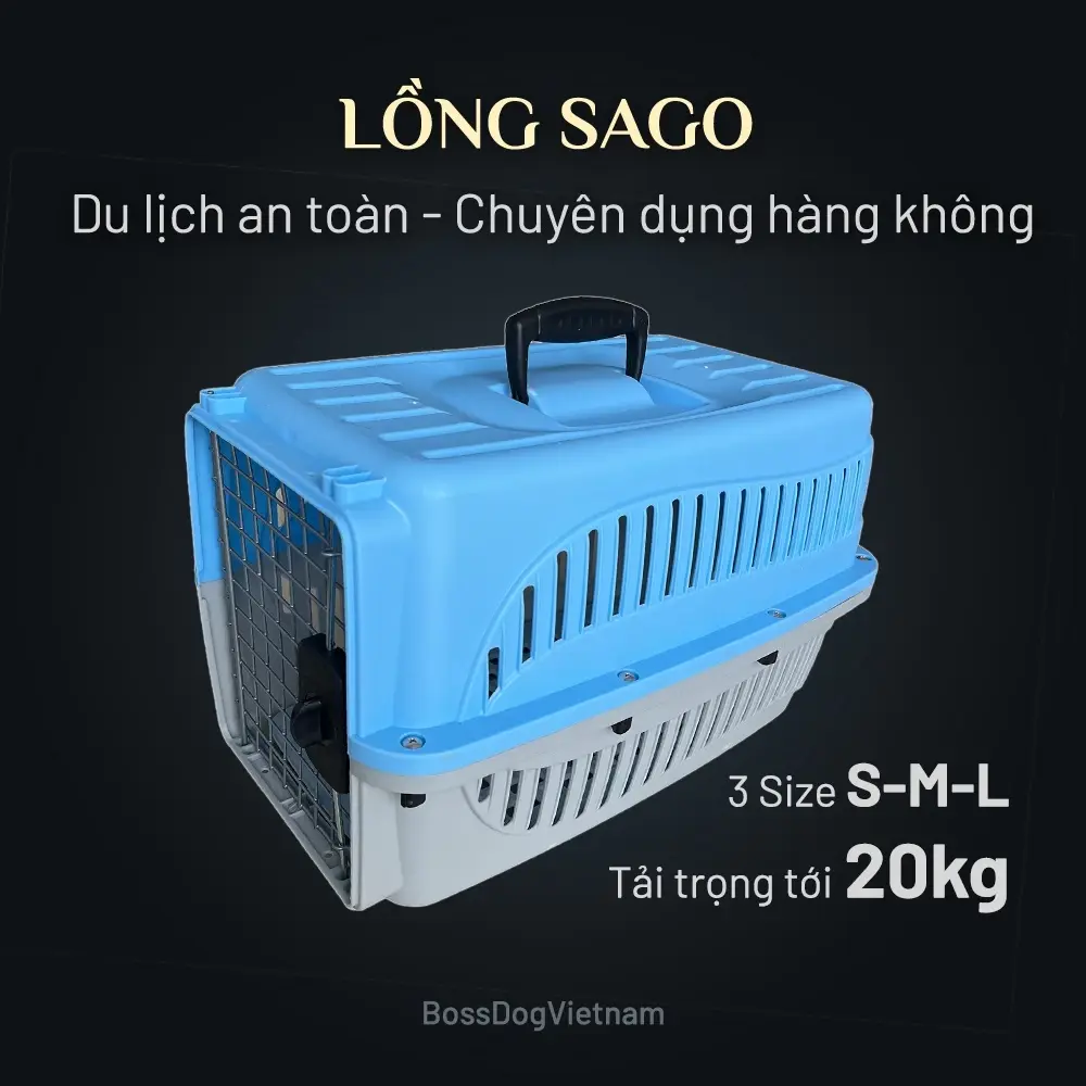 Lồng vận chuyển chó mèo Pastel - Phù hợp mọi dòng Poodle, Pom,...| BossDog