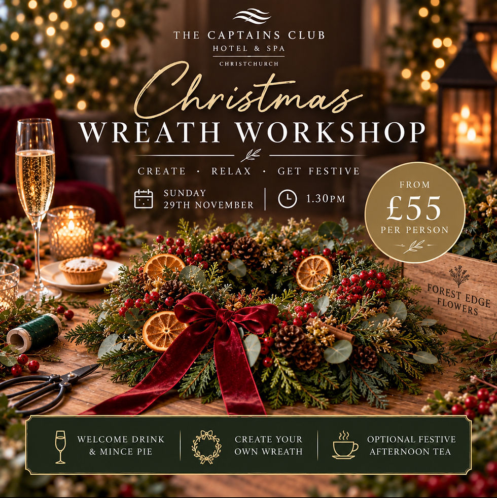 Christmas Wreath Workshop - Captains Club Hotel & Spa