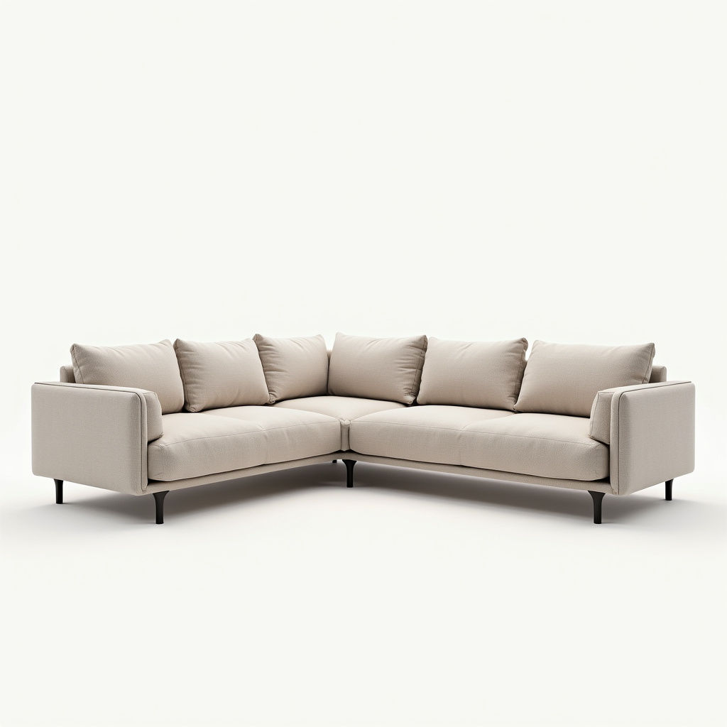 Minimalist Linen Sectional