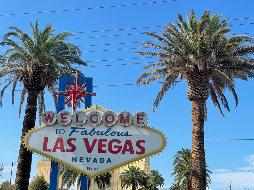 The famous Las Vegas sign