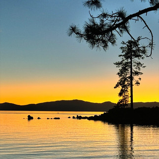 lake tahoe sunset