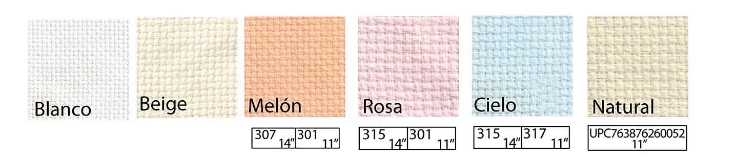 Cuadrillé Omega Aída 14" y 11"