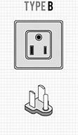 Image showing 110 volt plug in north America