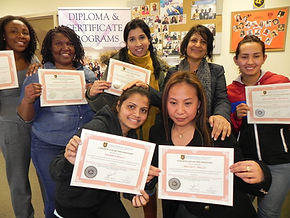 Student displaying their Graduation Certificates