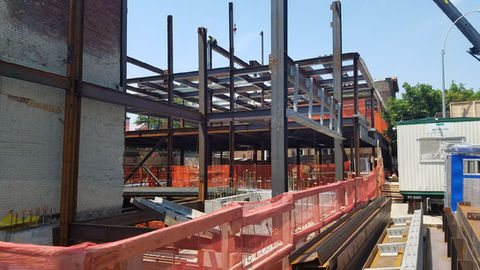 fabrication in steel structure for commercial