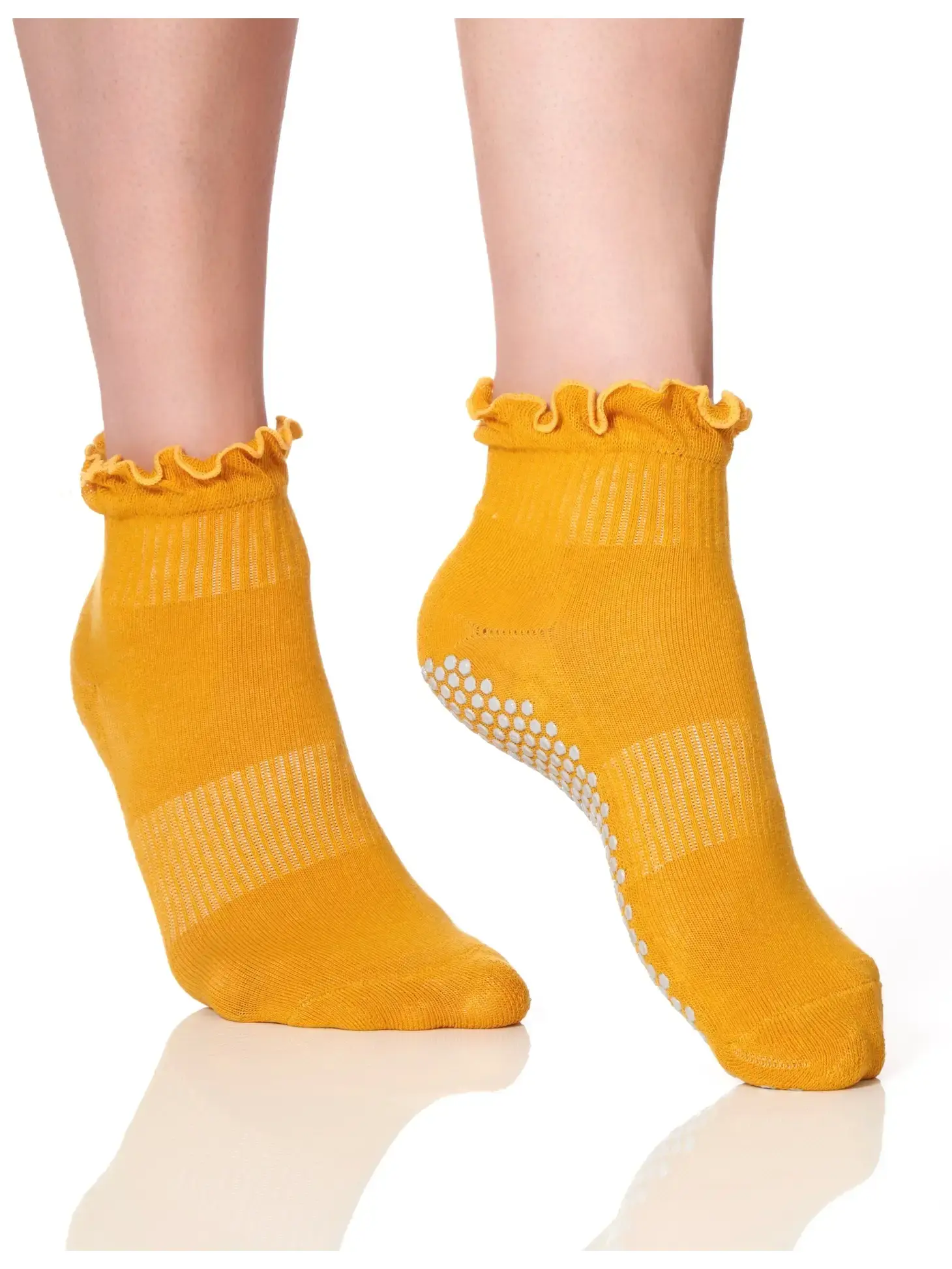 The Ruffle Cider Grip Sock