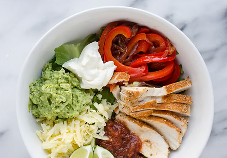 Chicken Fajita Salad Bowls