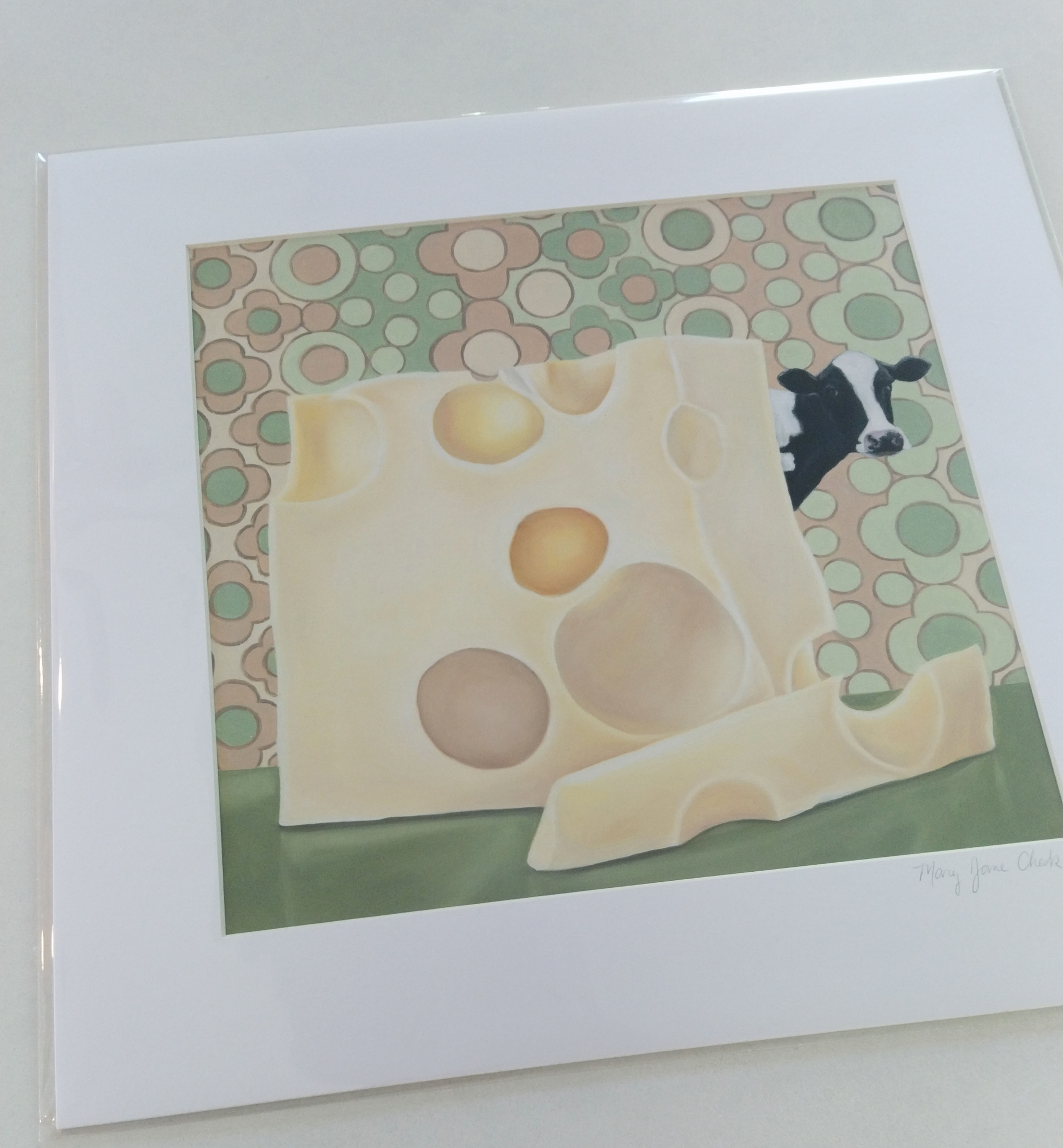 Holy Cow! Signed and Matted Print