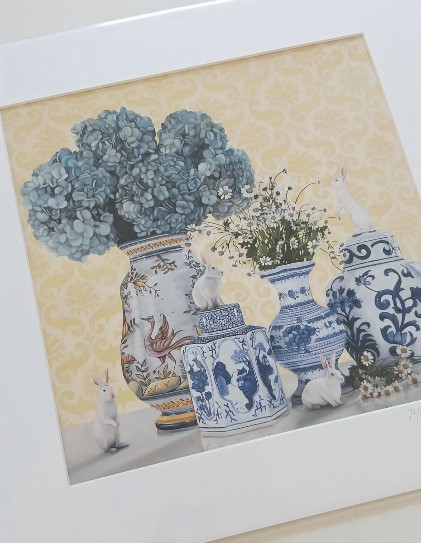 Hare Style Signed and Matted Print