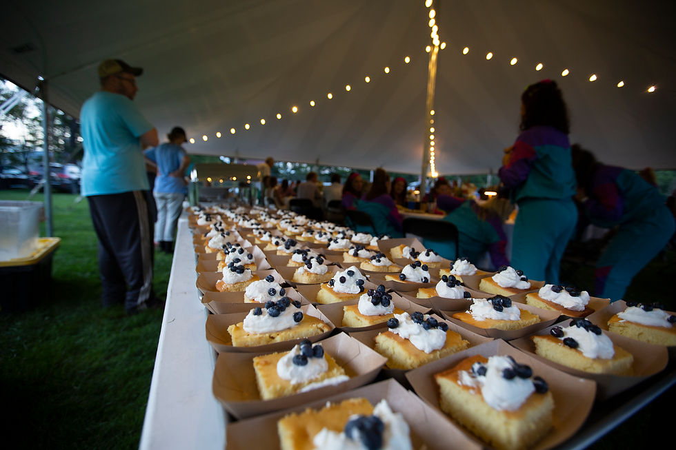 Many catering options