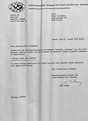 Aw 1976-01-19 'DIE TUERE' - Award Achtun