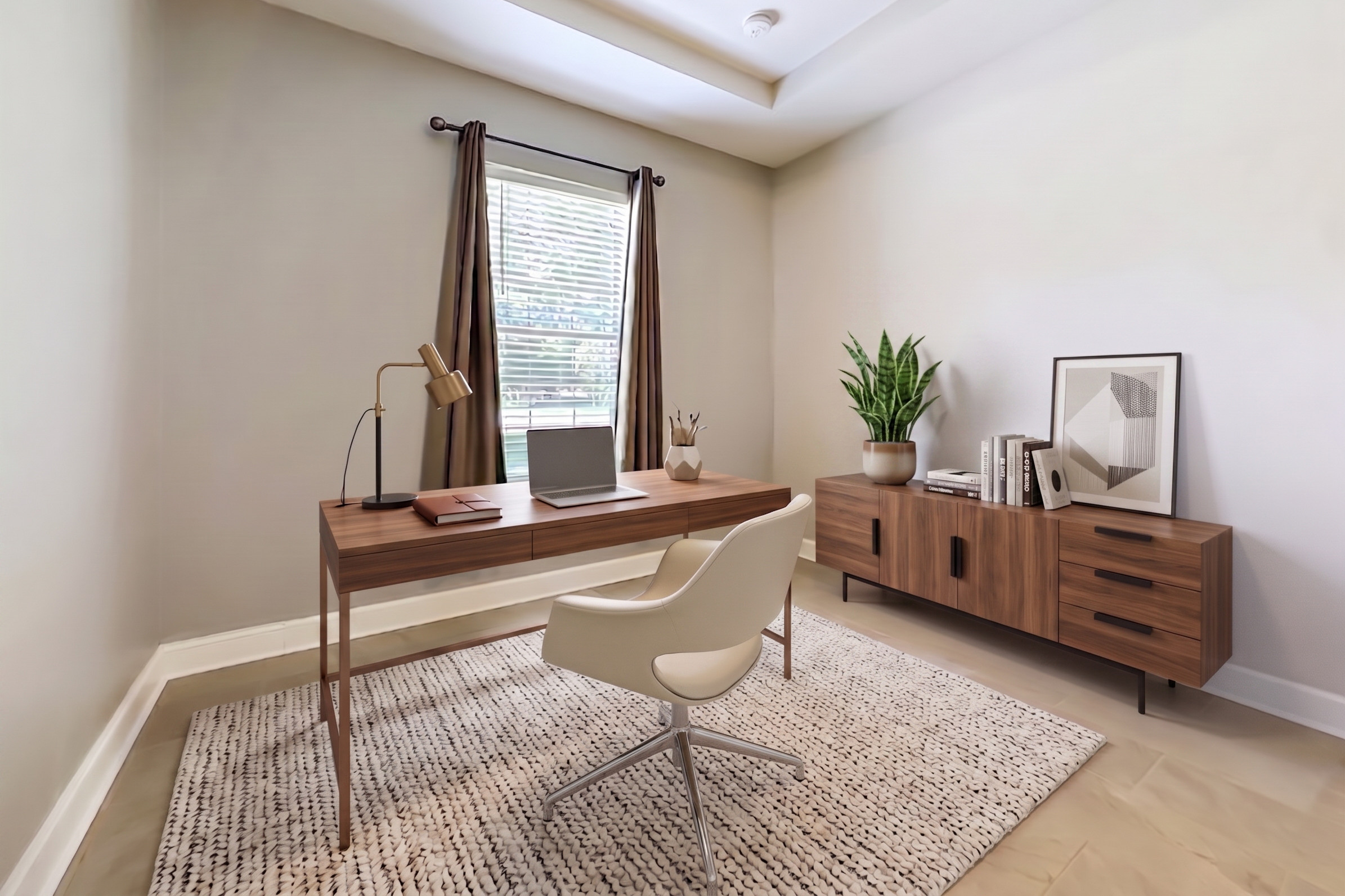 A Virtual Staging Photo of an Interior Listing Photo by Tyto Media