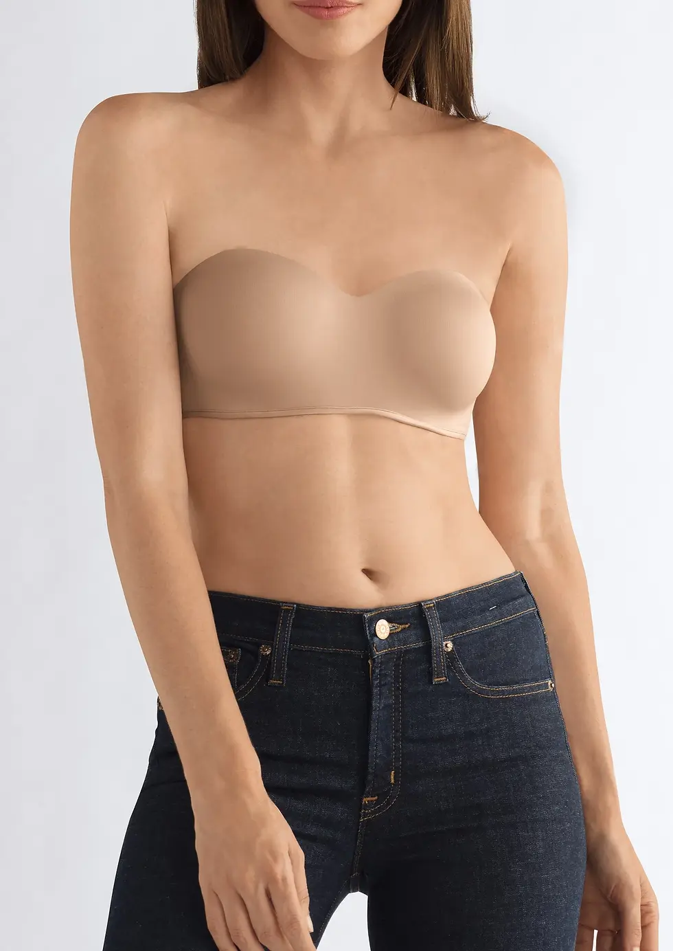 Thumbnail: Amoena Barbara Underwired Padded Bra - Sand