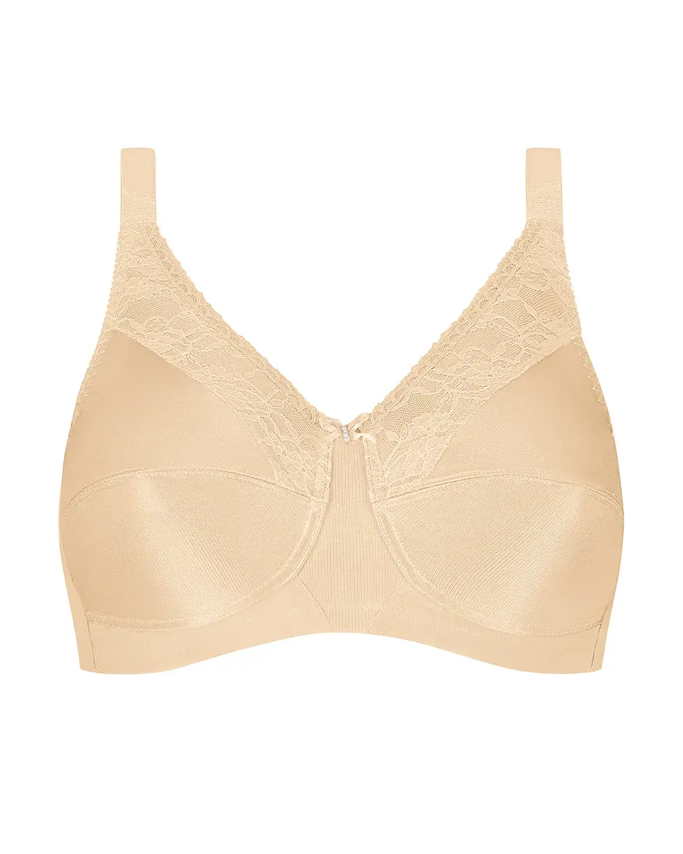 Thumbnail: Amoena Nancy Non Wired Bra - Sand