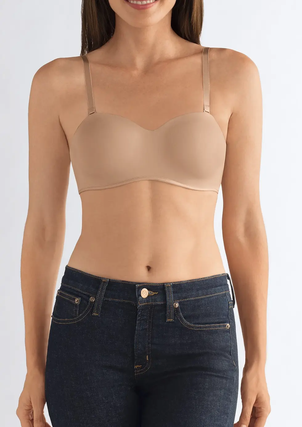 Thumbnail: Amoena Barbara Underwired Padded Bra - Sand