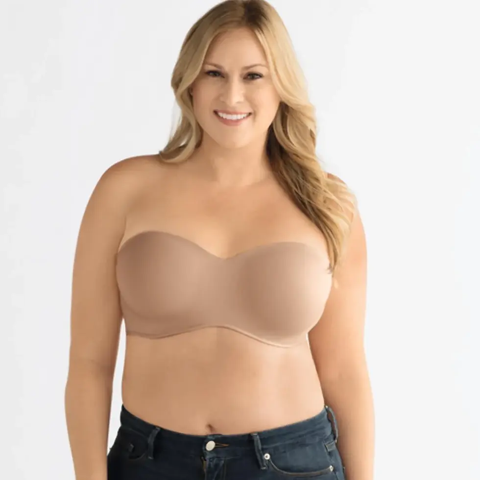 Thumbnail: Amoena Barbara Underwired Padded Bra - Sand