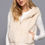 Thumbnail: Hoodie Faux Fur Vest (Vanilla)