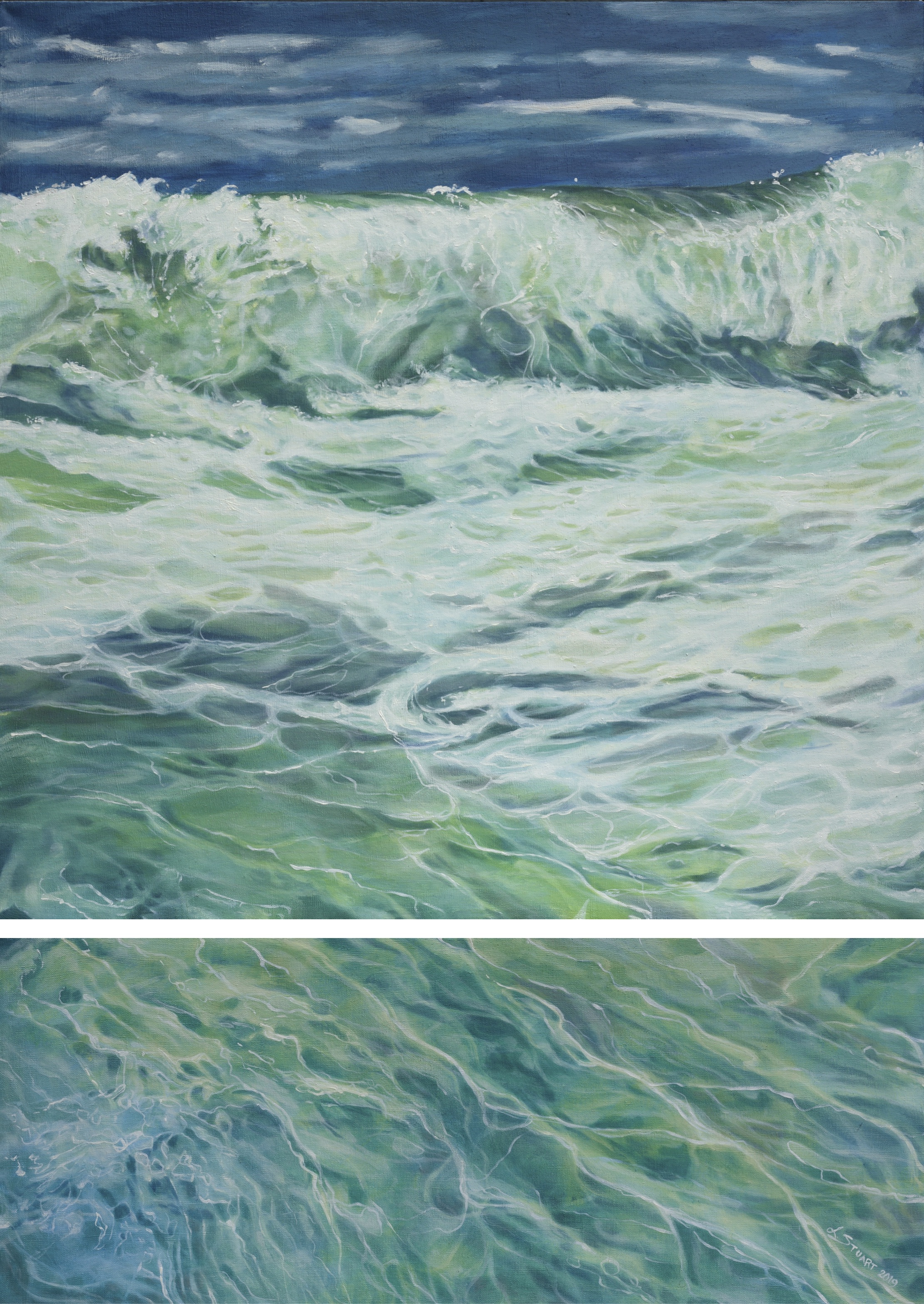 Depths of the Sea - diptych