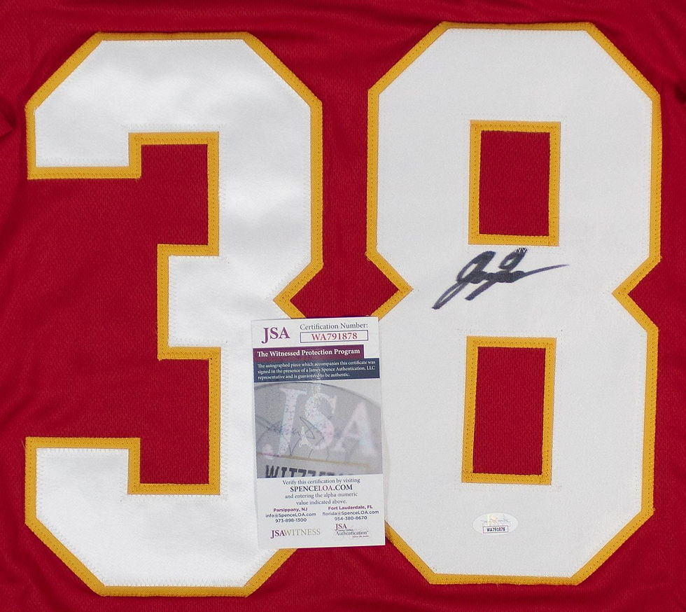 Thumbnail: L'Jarius Sneed Signed Kansas City Chiefs Custom Jersey (JSA Witness COA)