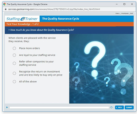 eLearning Onsite Manager Training