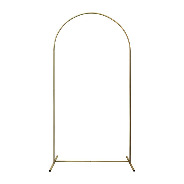 Arched Metal Backdrop 6.5ft — Gold