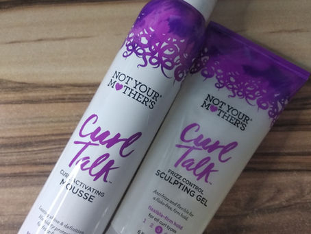 NOT YOUR MOTHER'S | CURL TALK MOUSSE + GEL | FIRST IMPRESSIONS