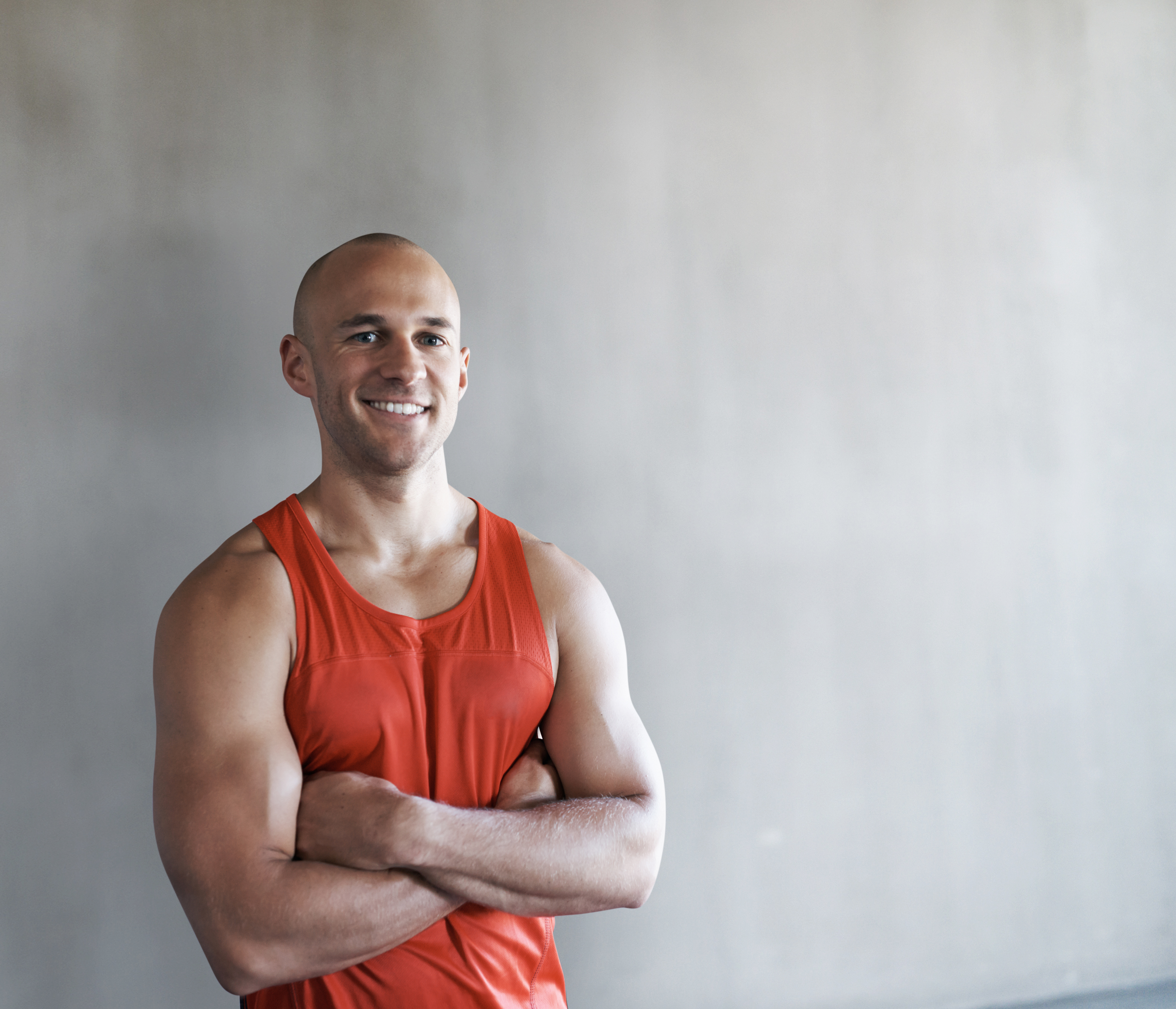 Smiling Fit Man