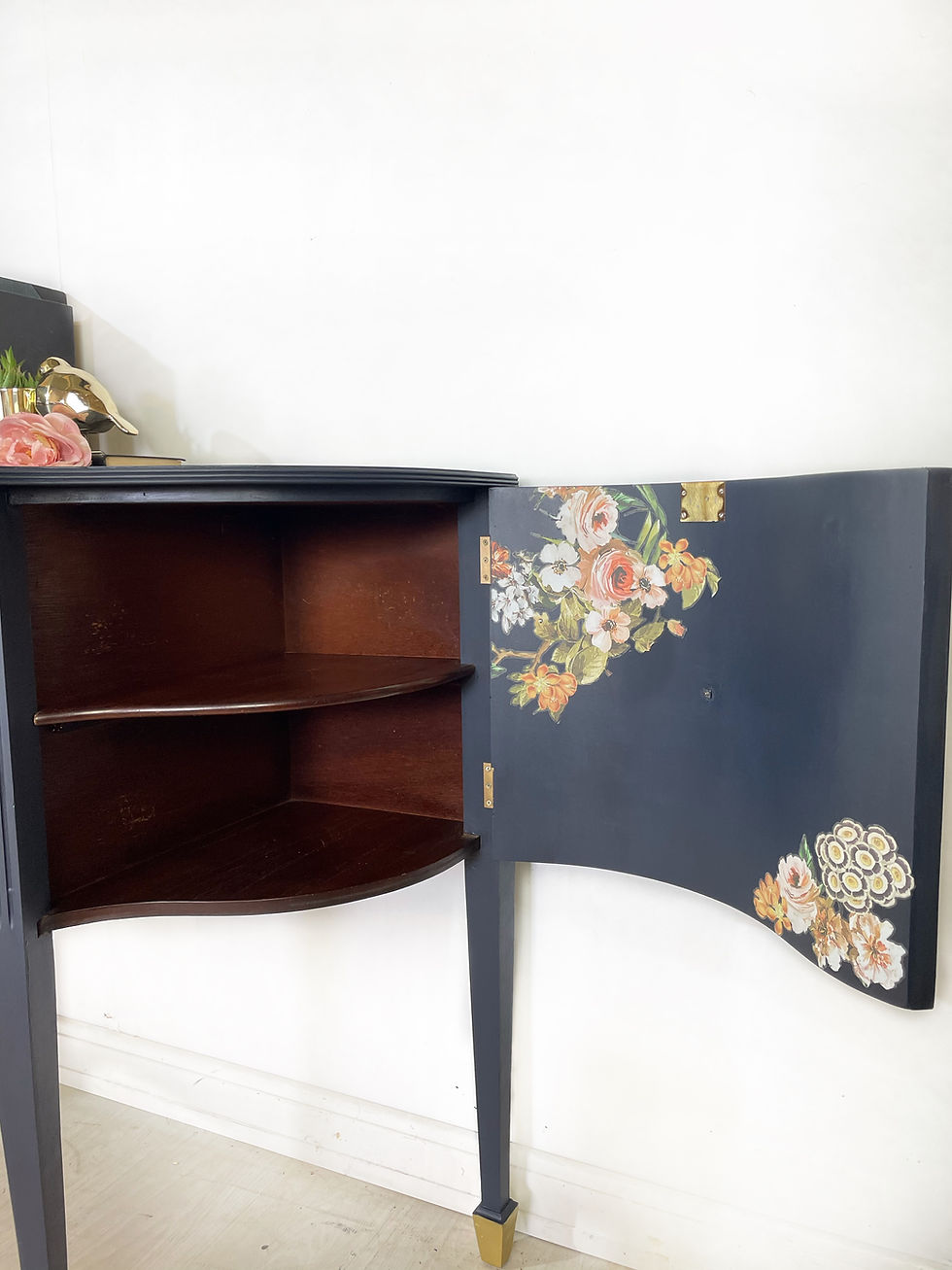 Thumbnail: Serpentine Sideboard in Blue and Gold
