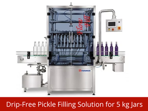 Drip-Free Pickle Filling Solution for 5kg Jars