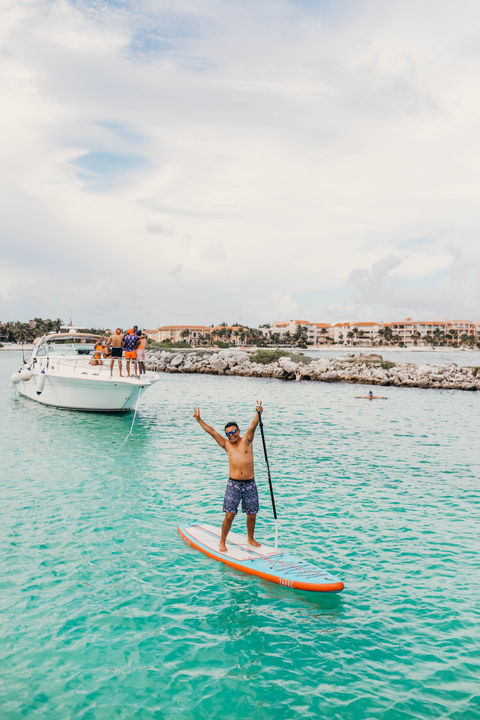 Tulum paddle included in your yacht rental