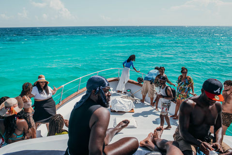 Tulum yacht view party