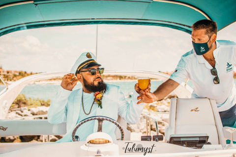 Tulum yacht club exclusive services with cook and bartender on board. best activities in tulum