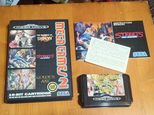 Cartucho De Megadrive Novo Streets Of Rage-2 Cartucho De Megadrive Novo Streets Of Rage-2