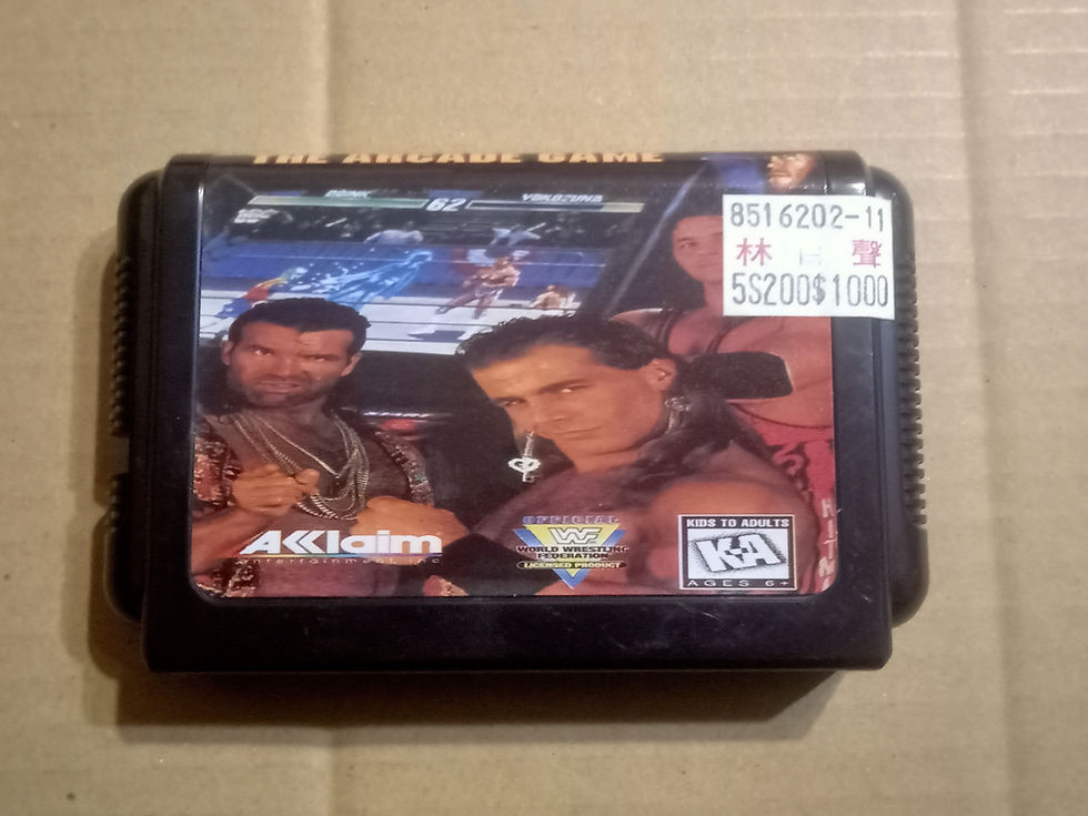 Thumbnail: Sega Mega Drive: Wf WrestleMania The Arcade Game (BOOTLEG)