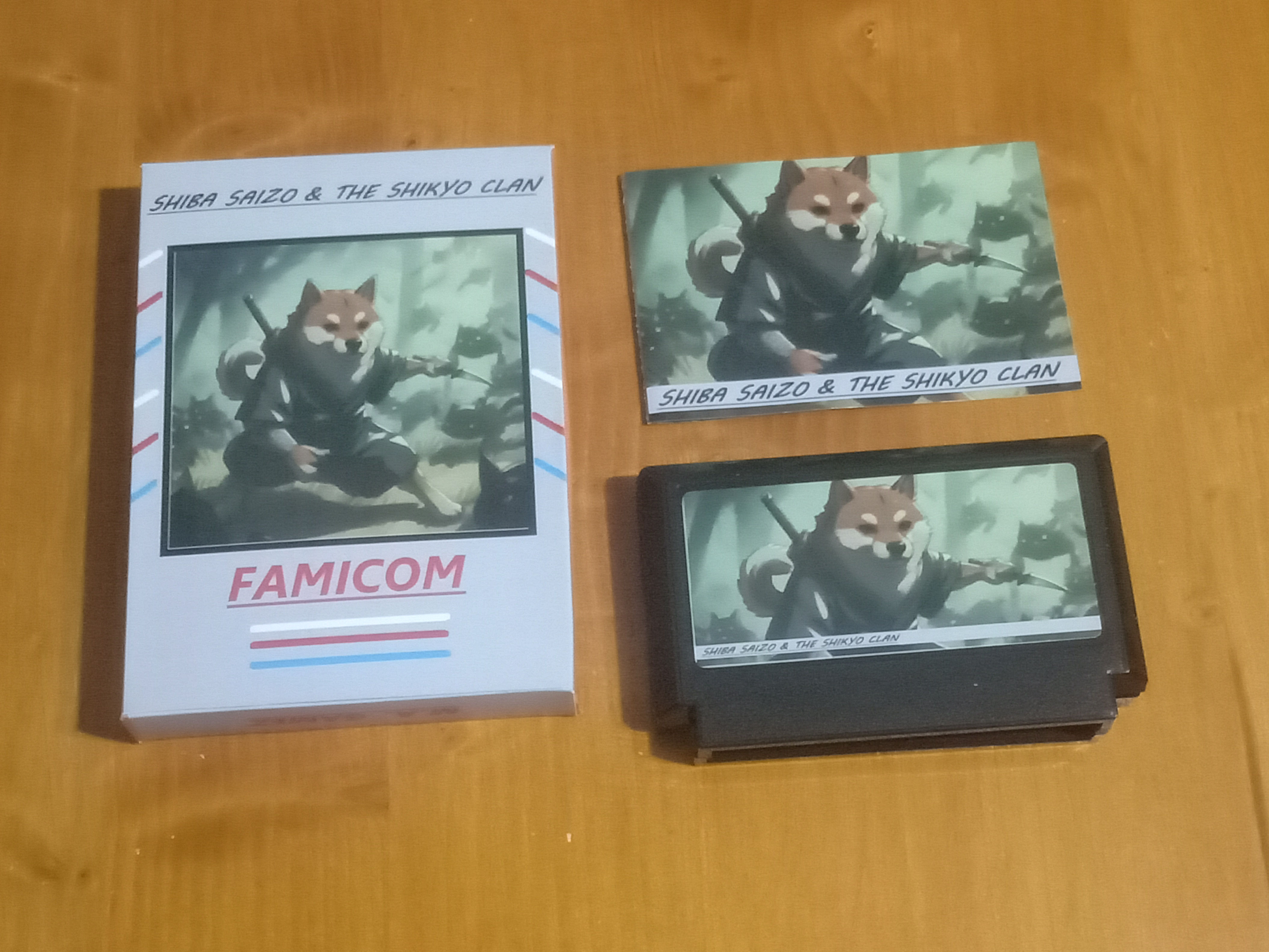 Famicom: Shiba Saizo & The Shikyo Clan (Homebrew / Indie) (CIB)