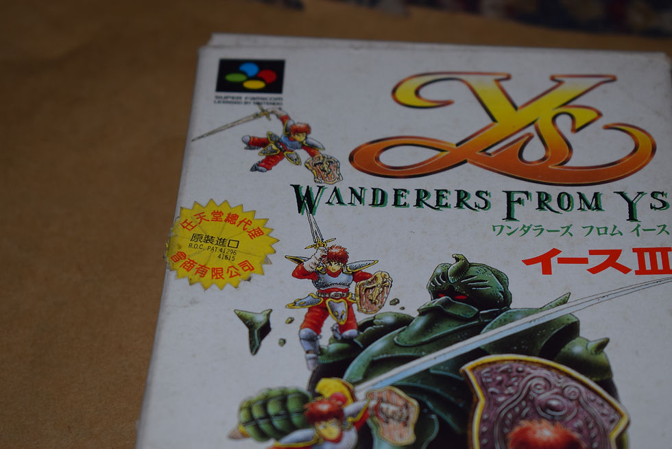 Thumbnail: Super Famicom SFC: Ys: Wanderers From Y's (OFFICIALJAPANESE)