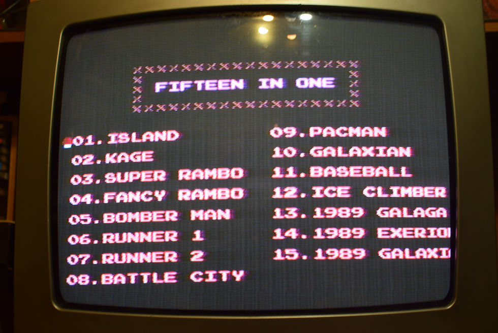 Thumbnail: Famicom: 15 in 1 Multicart (CHIPS)
