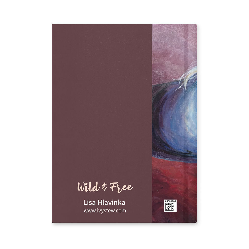 Thumbnail: Wild & Free Cremello Hardcover Journal by Lisa Hlavinka