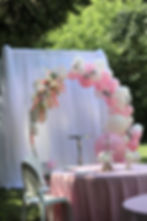 Intimate backyard event