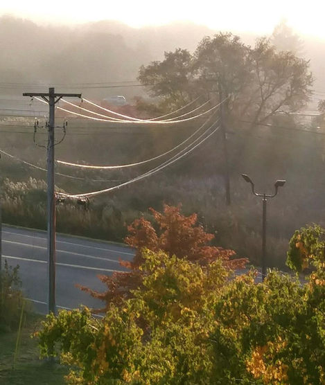 "It was a misty morning"
