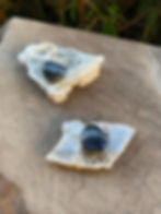 Thumbnail: Flashy Labradorite Heart Necklace