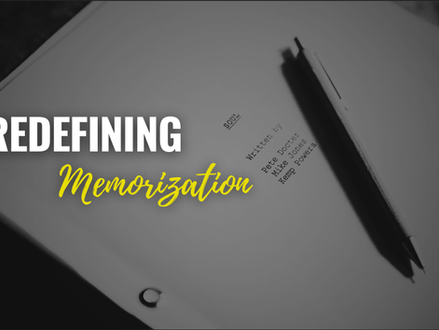 REDEFINING MEMORIZATION
