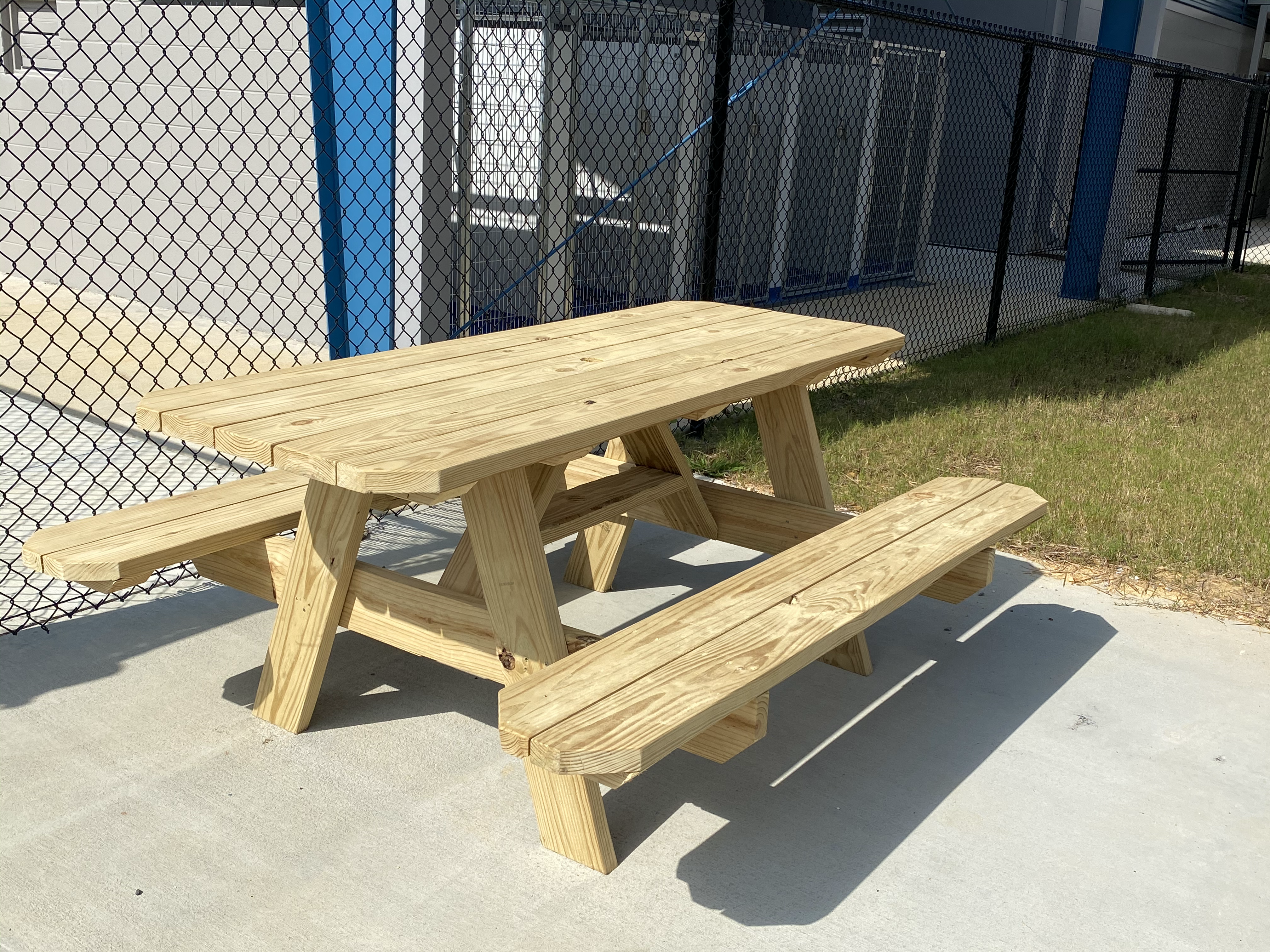 Benches and Tables donated by Lancaster YouthBuild