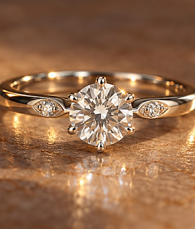 Golden-Hour Solitaire Ring Triptych_edit