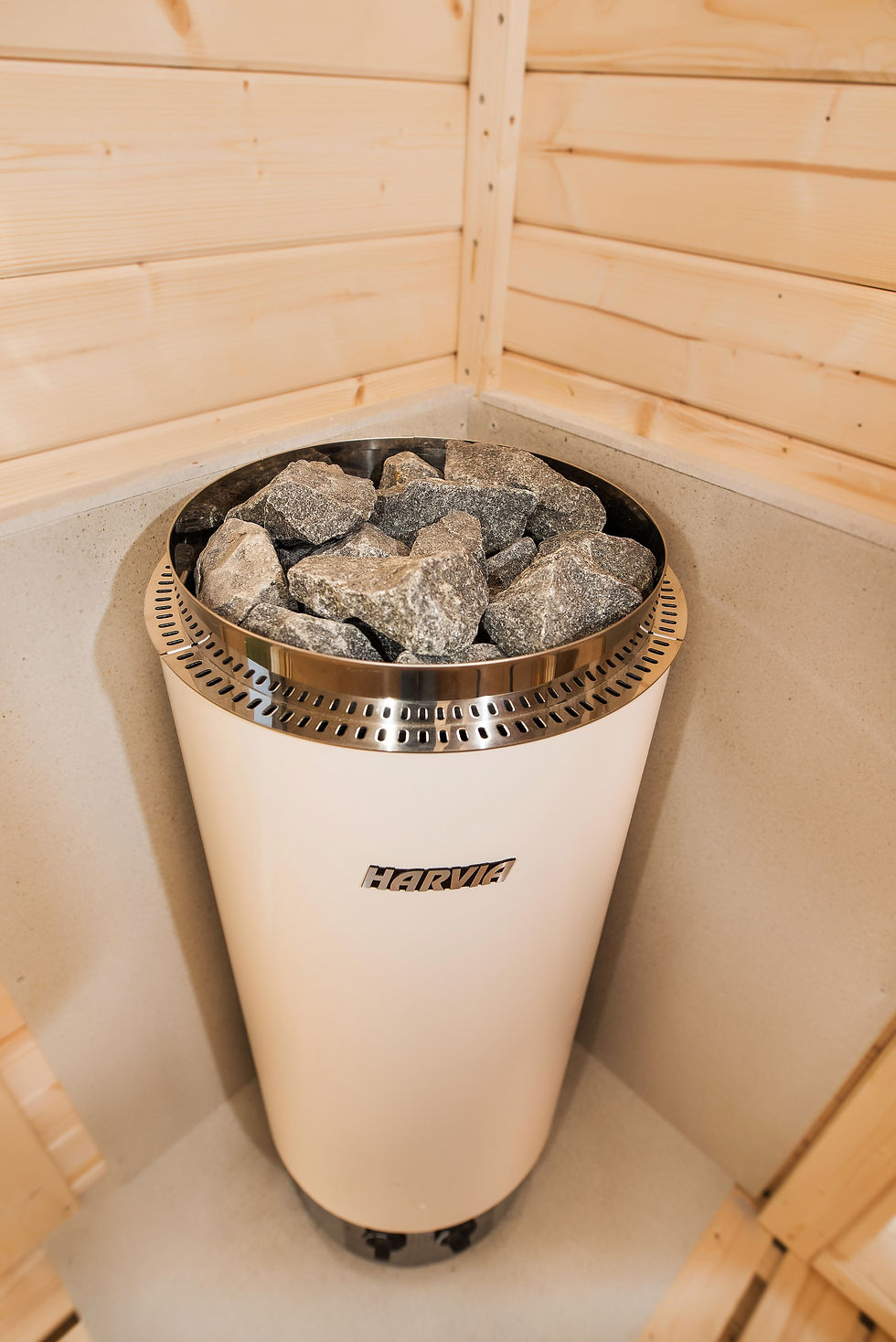 Miniature : Sauna ovale 2,40 x 4,30 m