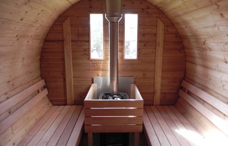 Miniature : Sauna tonneau 1,90 x 2,50 m